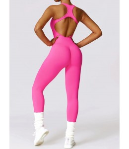 Безшовный комбенизон Leggings Push-up Body Cannota model 43 (Beetroot purple)